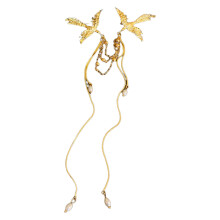 Trendy damesaccessoires feestvieringspin geschikt voor-goud