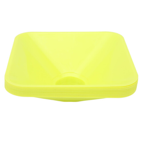 10PCS Bright Color Stackable Training Cones, 17.7x17.7x5cm, Green 1