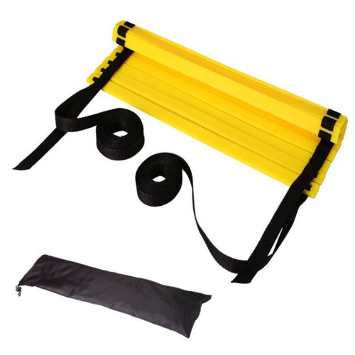8m Nylon Rope Training Ladder with 16 Rungs, Adjustable Spacing 1