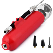 Sports Ball Pump, Flexible Hose & Multi Connector Ensures Safe Storage for Easy Transport, Portable Dual Action Pump System for Fast Inflation of Bask