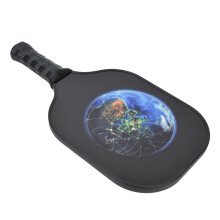 Professioneel pickleballracket met speciaal prestatieontwerp, antislip grip, glasvezeloppervlak, krachtcontrole, gebalanceerde aanval en verdediging.