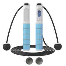 Fitness Jump Rope With Digital Counter, Weighted Jump Rope For Men Women Kids Promotes Calorie Burning, Ergonomic Handles Non-Slip Grip For Crossfit W