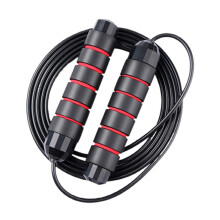 Jump Rope For Fitness, Rapid Speed Jumping With Comfortable Foam Handles, Adjustable Skipping Rope, Ball Bearings, Portable Home Gym Equipment