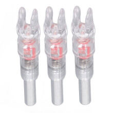 Archery Enhancement, Lighted Nocks Automatic Lighting For Arrows, Stable Light Long Service Life Led Lamp Waterproof Shock Resistant, No Assembly Requ