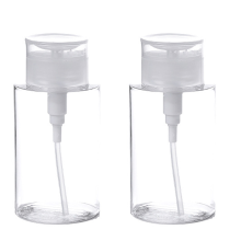 Stylish & Practical Liquid Dispensers, Swing Lid & Transparent Design For Makeup & Nail Polish Removal (Pack of 2)