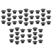 50 Pack Cycling Bike Handlebar Bar End Plugs Locking Caps for Road Bike BMX MTB Scooter