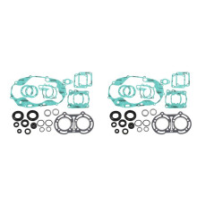 2X for Banshee Complete Engine Gasket Set with Oil Seals Kit 1987-2006 YFZ350