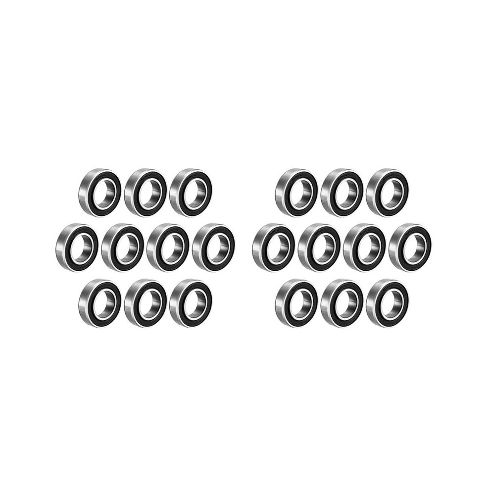 20Pcs 6902-2Rs Bicycle Hub Bearing 15X28x7 Mm 6902 2Rs Bearings 6902Rs For Koozer Xm490 Hub 4712997422036