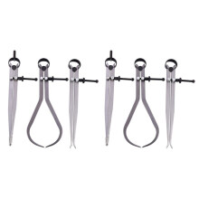 Jeu D'ÉTriers Séparateurs Intérieur Extérieur À Ressort Outils de Machiniste de 8 Pouces 6 Paquet