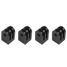 4X Socle de TrÉPied En Alliage D'Aluminium Cnc Adaptateur de Base pour CamÉRa de Sport En Plein Air pour Accessoire Monopode de Toutes Les Vis