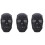 3X Airsoft Mask Skull Full Protective Mask - Black 1