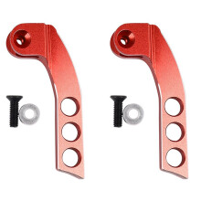 2X Metall 4 Loch Sender Umhänge Band Balancer Einsteller für Futaba Radiolink Frsky X9D RC Fernbedienung, Rot Vertikal