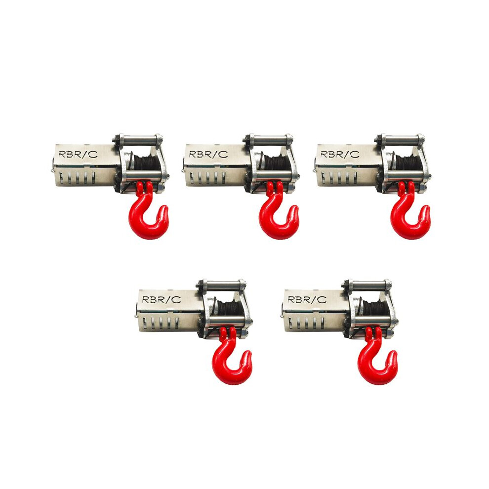 5X For Wpl Automatic All-Metal Winch For 1/16 Wpl C34 C34k C34 Mn Rc Car Diy Upgrade Parts 6031600007759