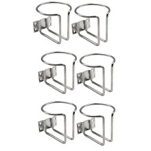 6Pcs Stainless Steel Car Boat Ring Cup Drink Holder Bottle Stand for Marine Yacht Truck RV