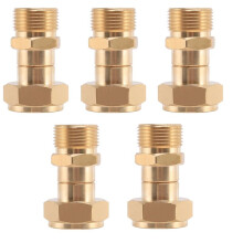 5X Pressure Washer Swivel Joint, Kink Free Gun to Hose Fitting, Anti Twist Metric M22 14mm Connection, 3000 Psi