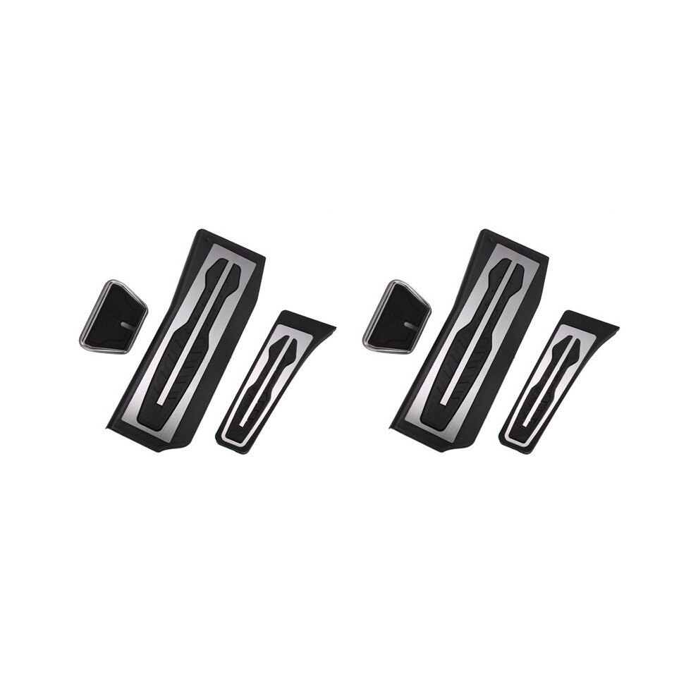 2X For 5-Series G30 G31 2017 Stainless Steel Car Accelerator Pedal Brake Pedals Cover Rest Pedals 6032740269465