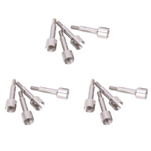 12Pcs Steel Front/Rear Wheel Axle Replacement Accessories Fit for 144001 1/14 RC Off-Road Car Parts,Rear