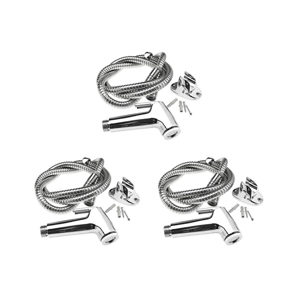 3X Toilet Bathroom Hand Held Handheld Sprayer Shower Bidet Spray Hose Holder 4713939261027