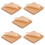 2500 Pcs Unbleached Parchment Paper Baking Sheets, 4X4 Inches Non-Stick Precut Baking Parchment, Perfect for Wrapping 1