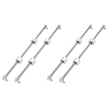 20 Stück / Satz Optische Achse Linearachse Außendurchmesser 12 mm 400 mm + SCS12UU Linearlagersitz + SK12 Lagerhalter 12 mm 400 mm