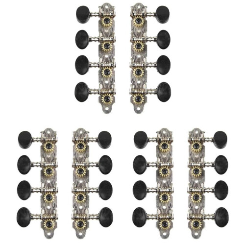 12L12R Mandolin Tuning Pegs Machine Heads String Tuning Pegs for 8 Strings Mandolin Instruments Accessory