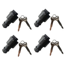 4X 57590-23333-71 Ignition with 8 Keys for Forklift 4P Ignition Lock Cylinder