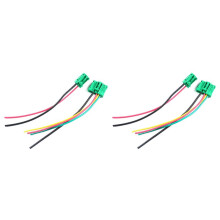 2X Blower Motor Heater Fan Resistor Connector Wire 27150-ED70A 7701207718 for  Tiida Livina