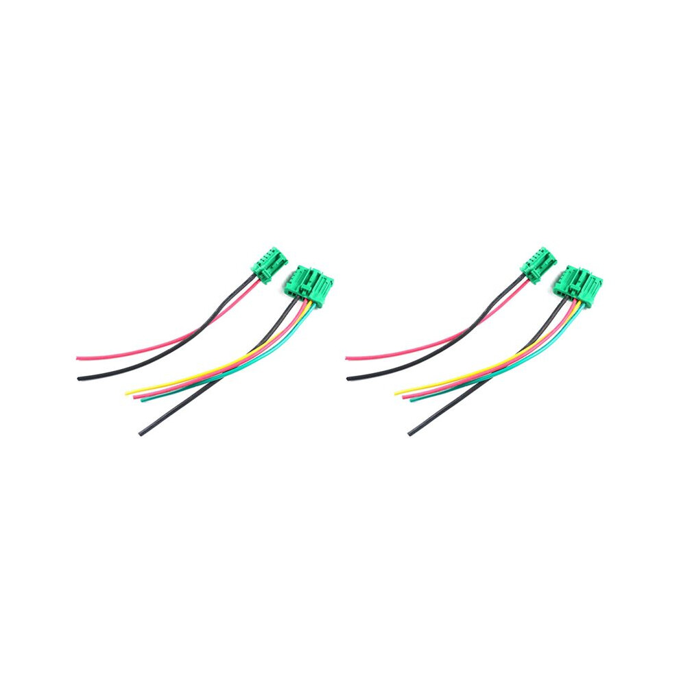 2X Blower Motor Heater Fan Resistor Connector Wire 27150-Ed70a 7701207718 For Tiida Livina 4712997490837