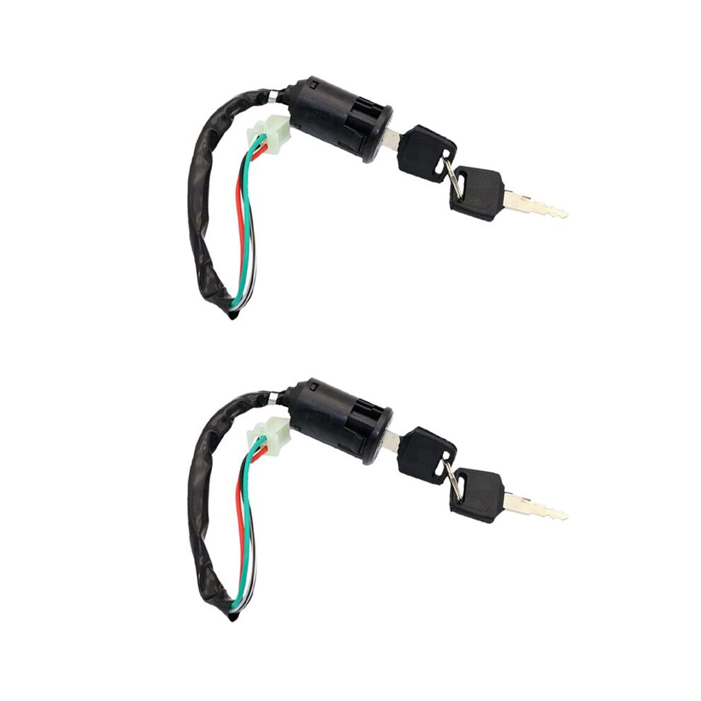 2X 4 Wire Ignition Key For 50Cc 110Cc 125Cc 250Cc Quad Dirt Bike Atv 6032489029771