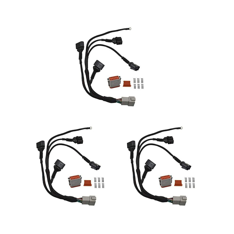3X 1.8T Ignition Coil Wiring Harness Loom For 1997-2006 Tt A4 Quattro Beetle 1.8L Turbocharged 6034195860990