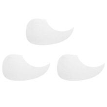 3X Transparente Pickguard-Tropfen für Akustikgitarren, Selbstklebend, 41 Zoll, Pvc Schützt Ihre Gitarrenoberfläche (Wassertropfen)