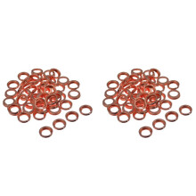 100Pcs Engine Oil Drain Plug Seal Washer Gasket Rings for 1102601M02