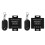 2X 30A Single Channel LED Dimmer Controller with 3 Key Wireless Rf Remote Control for Single Color 5050 LED Striplight 1