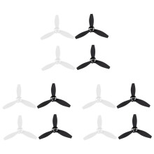 12 Hélices Accesorios Piezas de Repuesto Cuchillas para  Bebop 2 Drone Negro