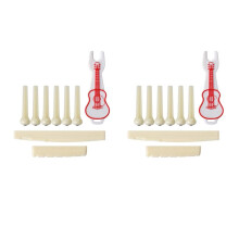 18 PCS Acoustic Guitar Bridge Pins, the Guitar Parts and Accessories Perfectly Restore the Pure Tone