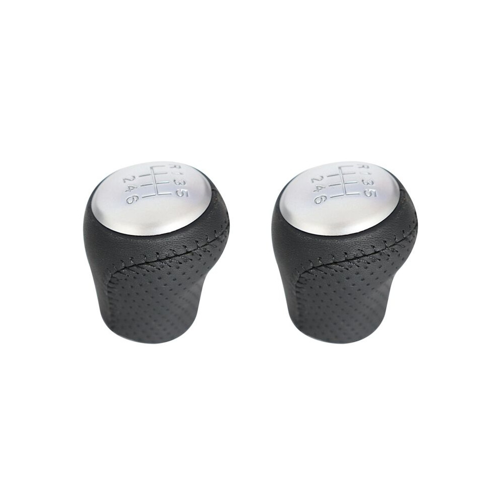 2X 6 Speed Gear Shift Knob Fit For Juke F15 X-Trail T31 Qashqai Mki Jj10 2010 2011 2012 2013 6031592409630