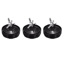 3X 7 Flossen Mixer Blade Teil Entsafter Hülle Mixer Ersatz Baugruppe Ersatz für Nutri  Pro Auto-IQ Entsafter Messer Halter