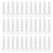 200Pz Tappi Per Jack 3.5mm PVC Bianco Pratici Portatili