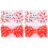 4Pz Fasce Rosa Per Con Fiocchi Eleganti 4