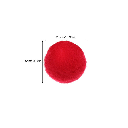 20St Mini Vilten Bollen Voor Knutselprojecten En Decor 2