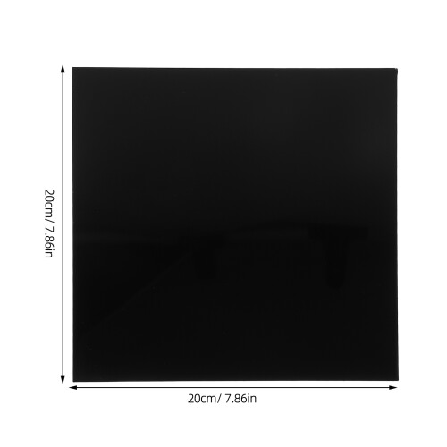 4Pcs Black Acrylic Sheets for Engraving & Crafting Art Projects 1
