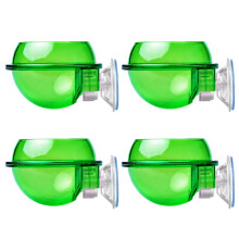12Pz Ciotola Per Rettili Con Ventosa Verde Per Alimentazione E Acqua