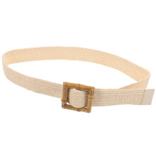 3Szt Woven Talię Damski Z Klamrą Khaki
