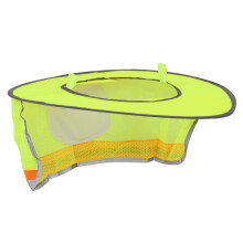 Sonnenschutz-Zubehör für Schutzhelme für Outdoor-Arbeiter, atmungsaktiver Nackenschutz aus schnelltrocknendem Eisseidengewebe, breite Krempe, hohe