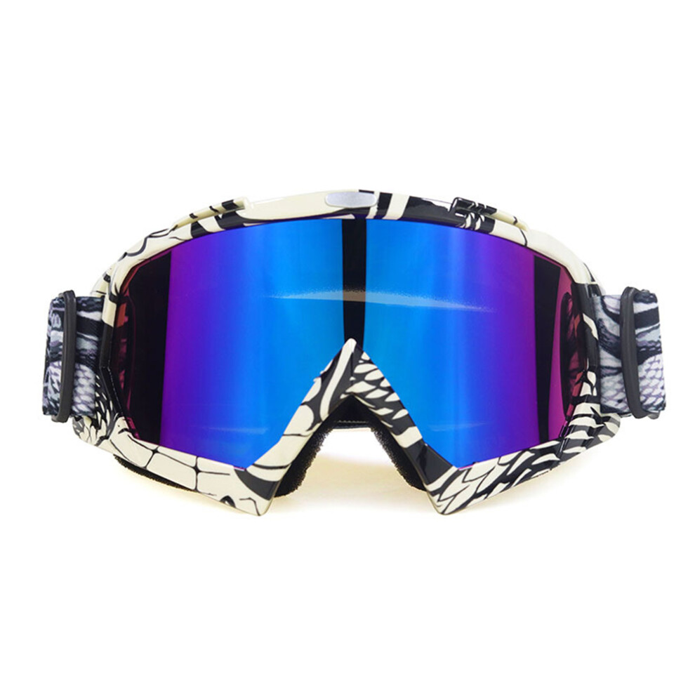 Motorcycle Goggles For Off Road Riding, Uv400 Protection Impact Resistant Lens With Anti Fog Coating, Lightweight Design Windproof Dust Proof Eyewear 9463374120162