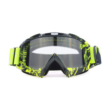 Motorcycle Helmet Riding Goggles, Detachable Fog-proof Warm Goggles, Mouth Filter Adjustable Non-slip Strap, High Transparency PC Lens, Flexible Mater