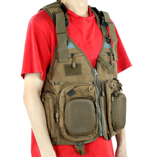 Fishing Vest With Multi Pockets And Reflective Strips, Enhance Your Outdoors Experience 2