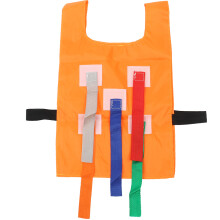 Tail Chasing Game Vest Tails Costume For Outdoor Fun Family Bonding Tail Scratching Vest Skill Development Event Friendly Adjustable Waist Belt Oxford