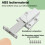 Latch Upgrade Solution, No Handles or Knobs Required, Powerful Magnetic Force for Heavy-Duty Applications, Easy to Install for Wide Range of 3