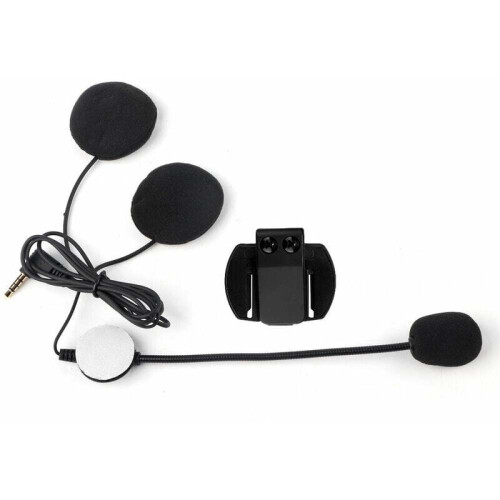 Ακουστικά για κράνος μοτοσικλέτας, νέο interphone Bluetooth με κλιπ ακουστικών μικροφώνου,